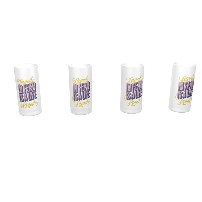 Round shot glass 4 set