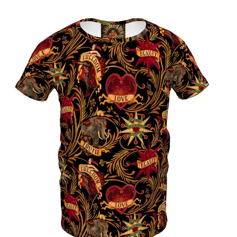 Bohemian Girls Simple T-Shirt