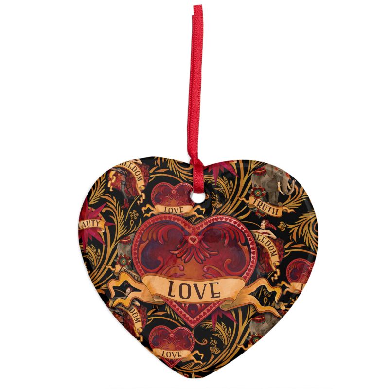 Bohemian Love Ornament