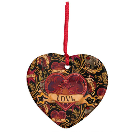Bohemian Love Ornament