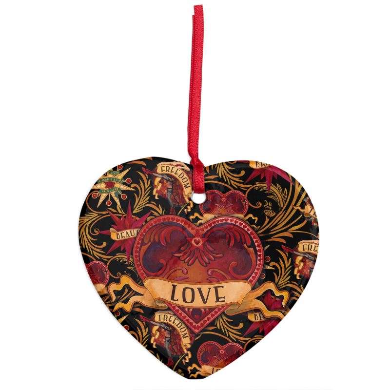 Bohemian Love Ornament