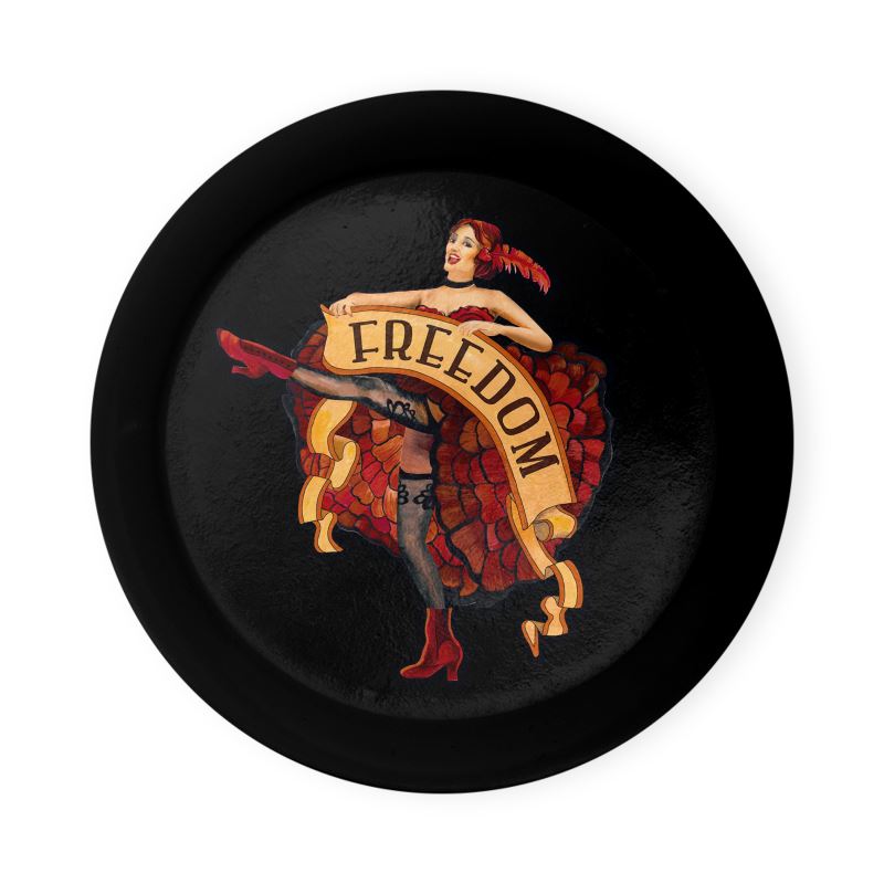 Bohemian Black Coasters